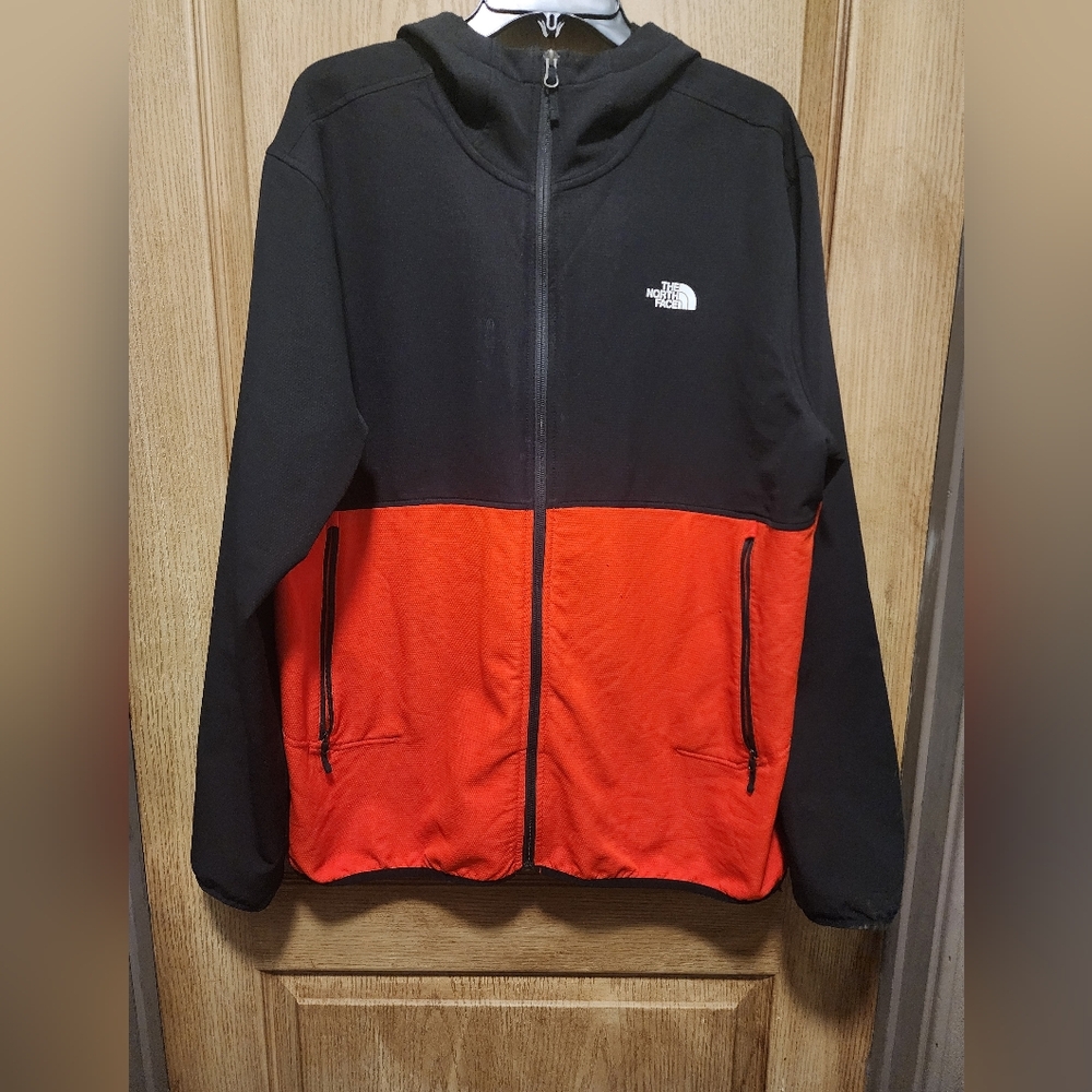 The North Face Men's Black and Red Jacket